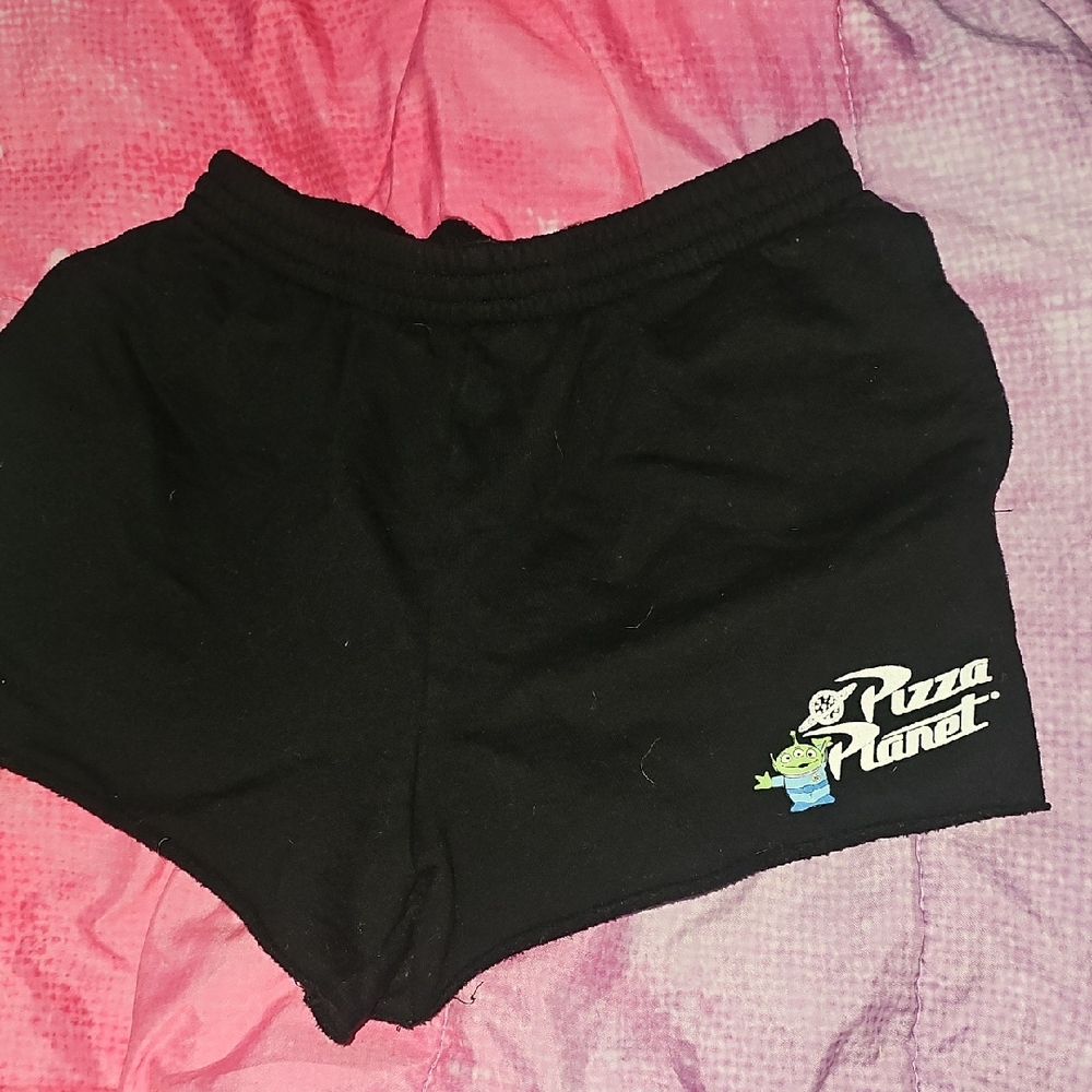 Pizza Planet Black Shorts